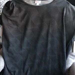 NWT dark gray and black small Irma